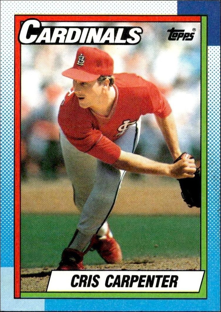 1990 Topps Cris Carpenter #443 trading card