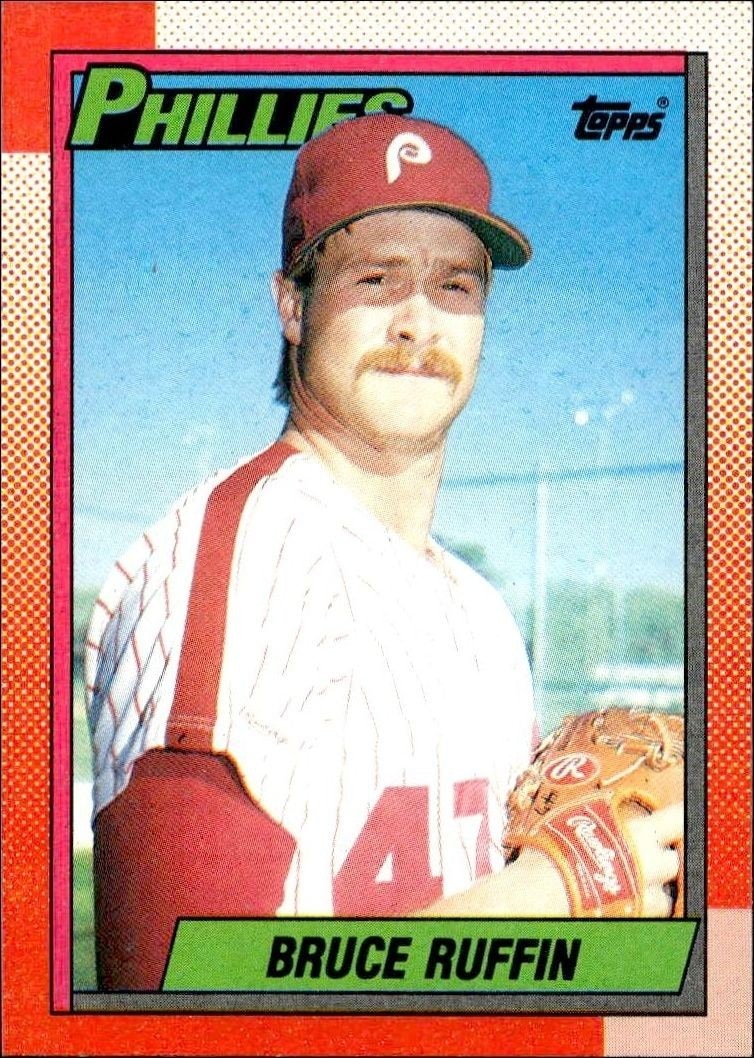 1990 Topps Bruce Ruffin #22 trading card