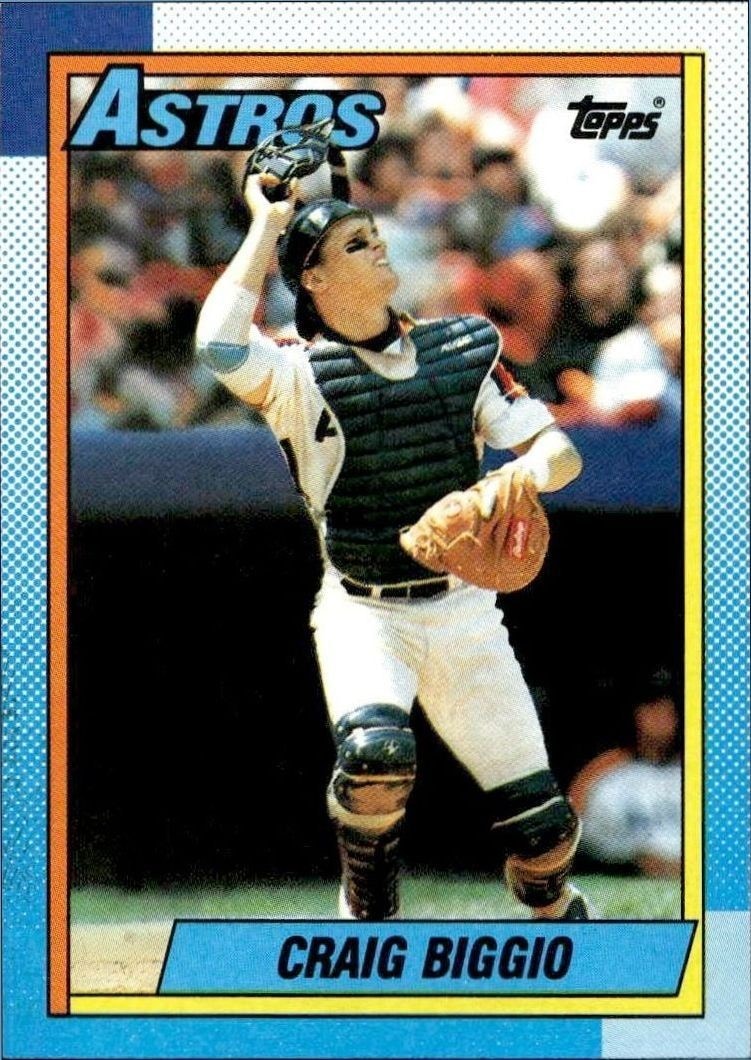 1990 Topps Craig Biggio #157 trading card
