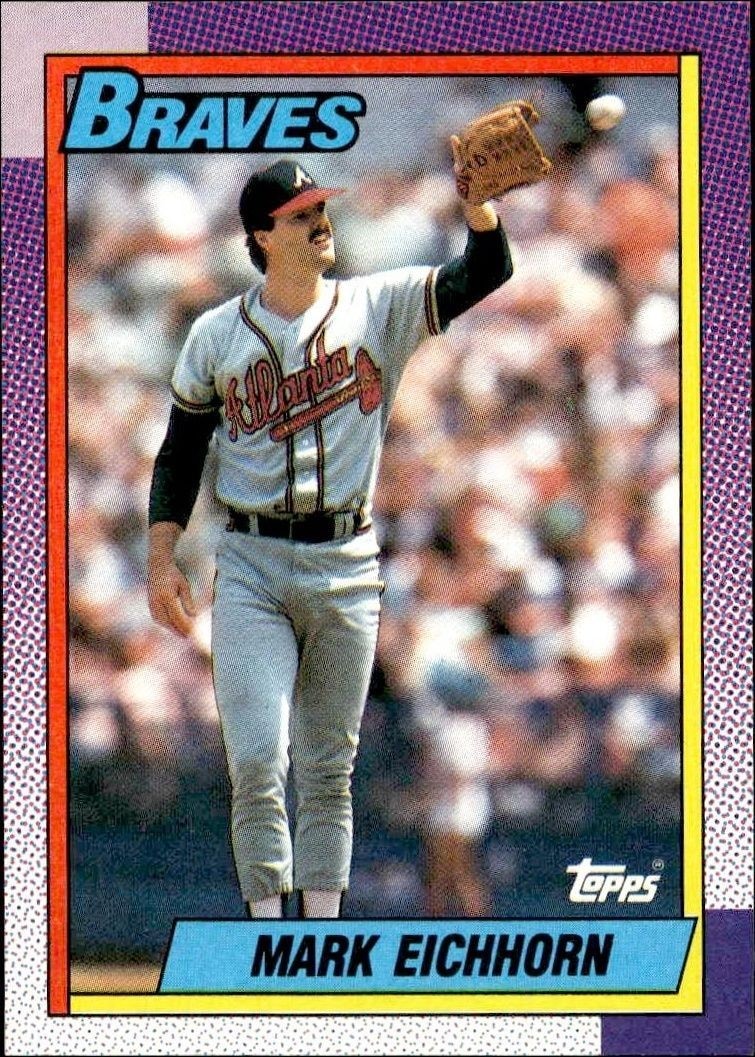 1990 Topps Mark Eichhorn #513 trading card