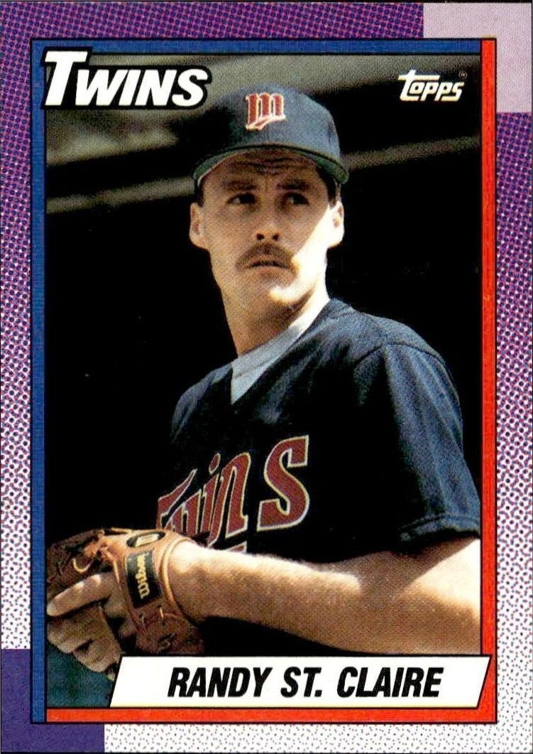 1990 Topps Randy St. Claire #503 trading card