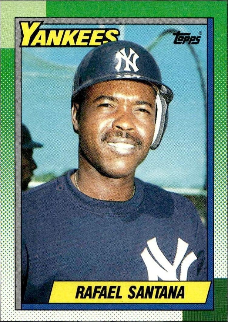 1990 Topps Rafael Santana #651 trading card