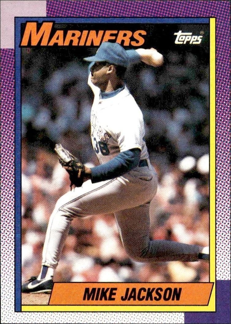 1990 Topps Mike Jackson #761 trading card