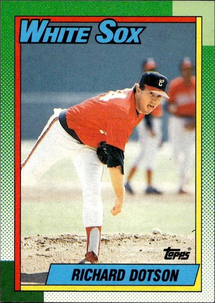 1990 Topps Richard Dotson #169 trading card
