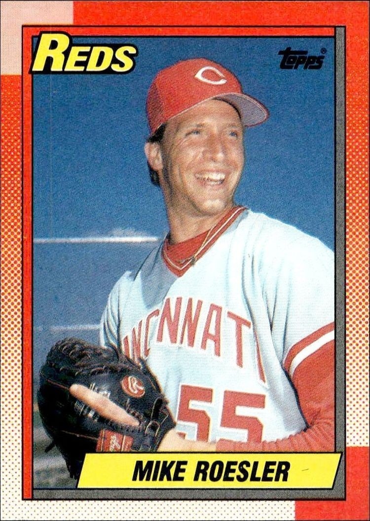 1990 Topps Mike Roesler #203 trading card