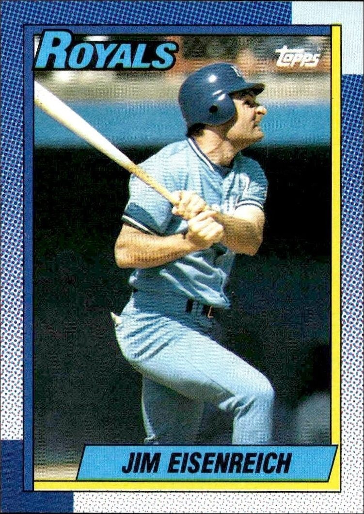 1990 Topps Jim Eisenreich #246 trading card