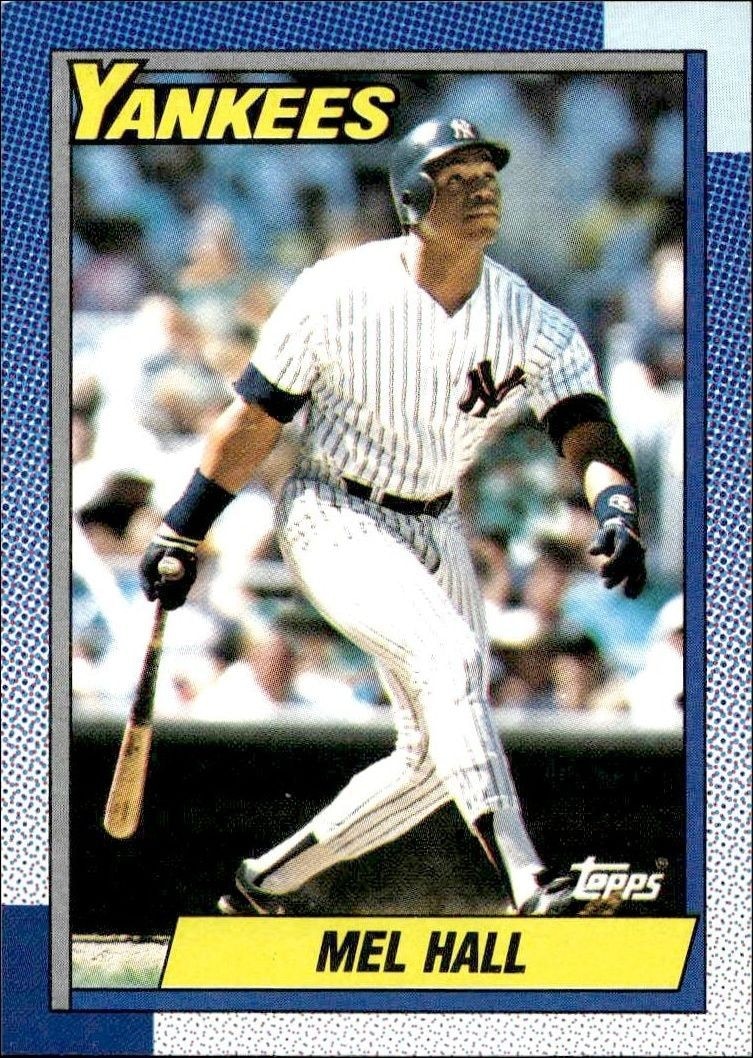 1990 Topps Mel Hall #436 trading card