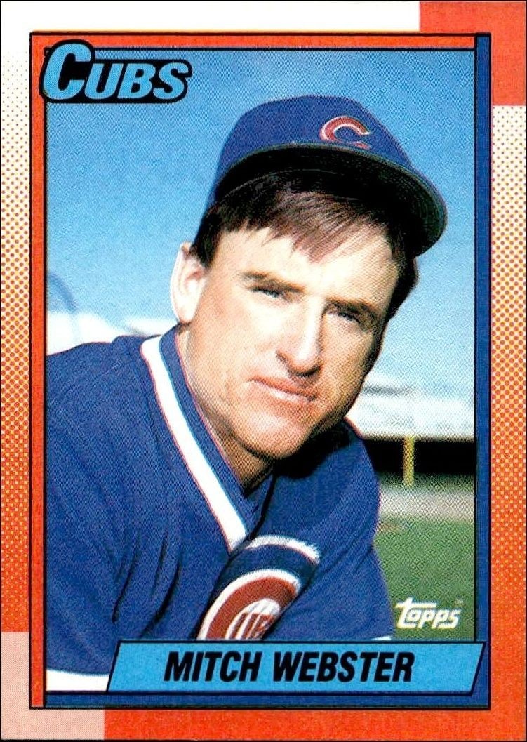1990 Topps Mitch Webster #502 trading card