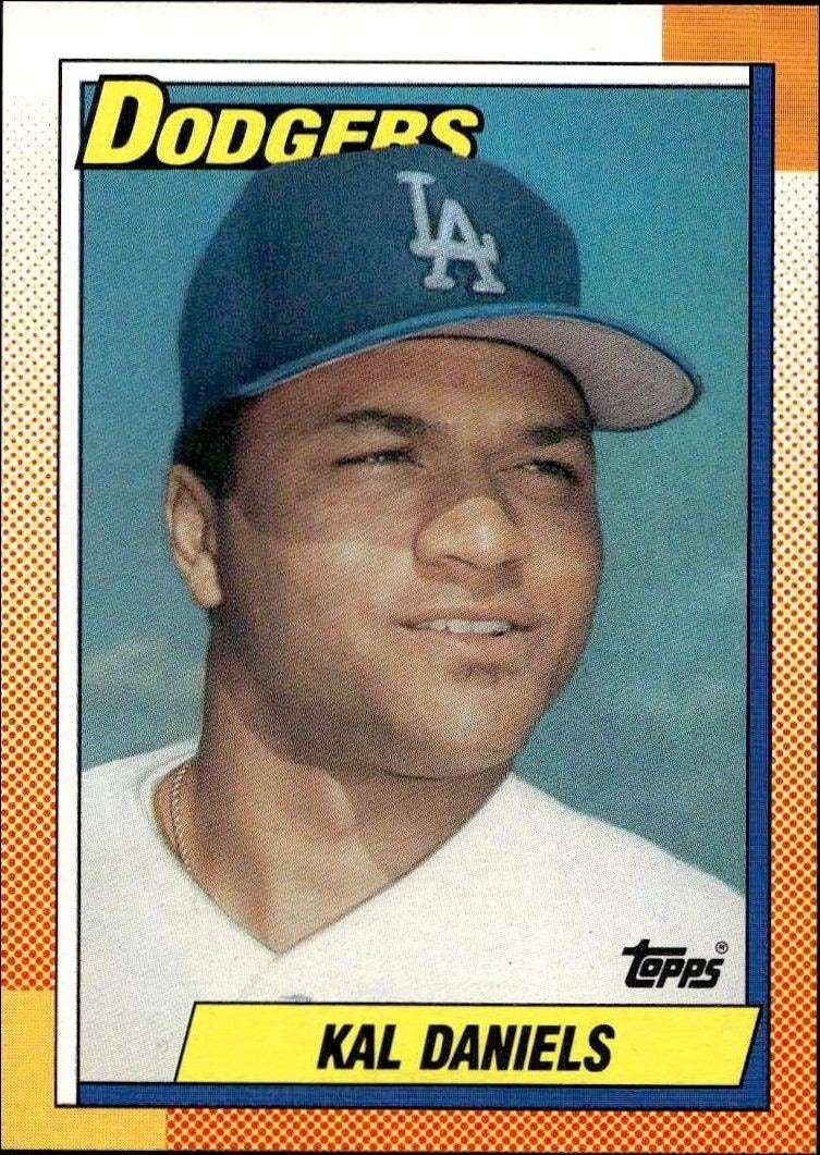 1990 Topps Kal Daniels #585 trading card