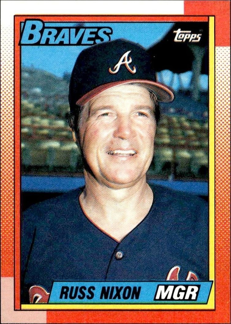 1990 Topps Russ Nixon #171 trading card