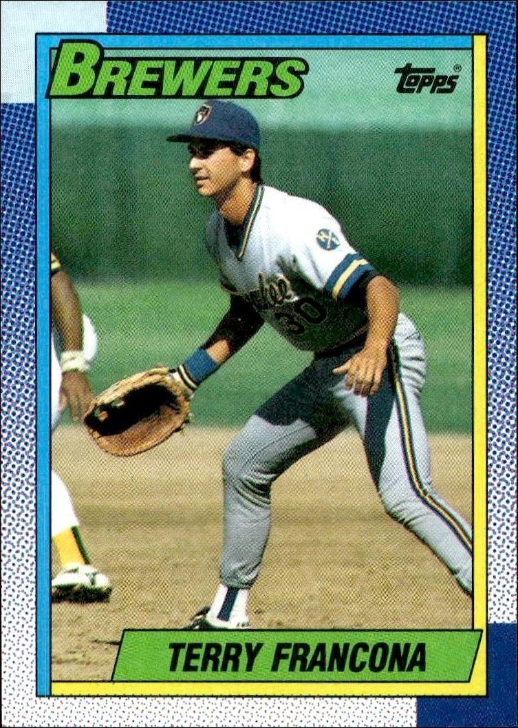 1990 Topps Terry Francona #214 trading card