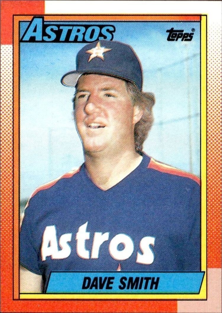 1990 Topps Dave Smith #746 trading card