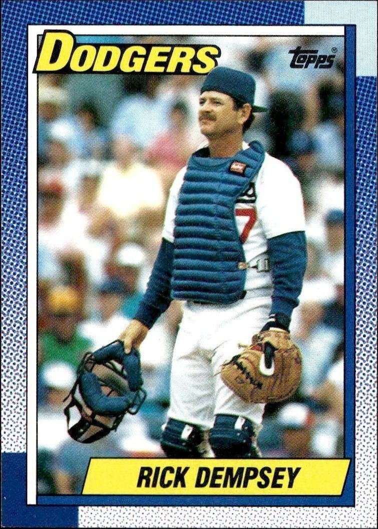 1990 Topps Rick Dempsey #736 trading card