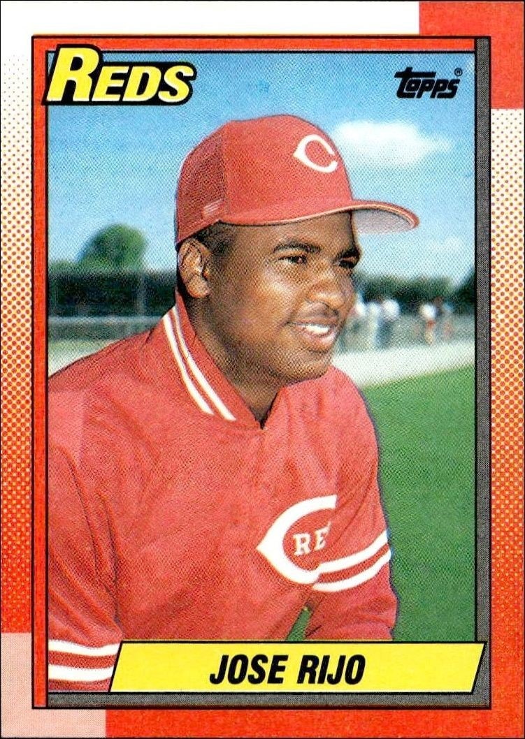 1990 Topps Jose Rijo #627 trading card