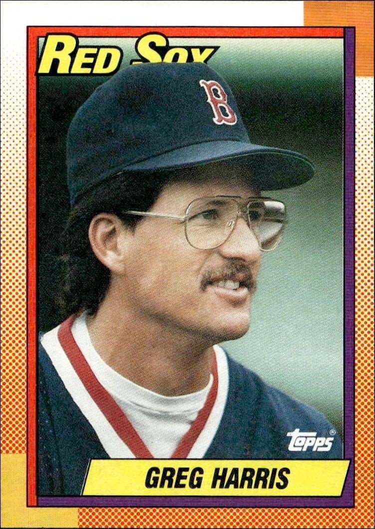1990 Topps Greg Harris #529 trading card