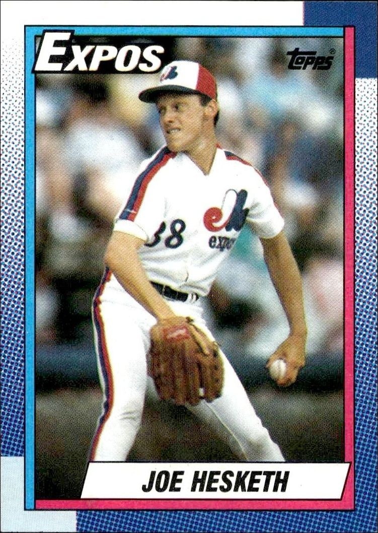 1990 Topps Joe Hesketh #24 trading card