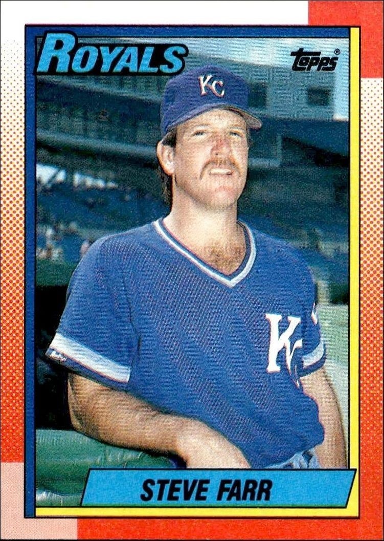 1990 Topps Steve Farr #149 trading card