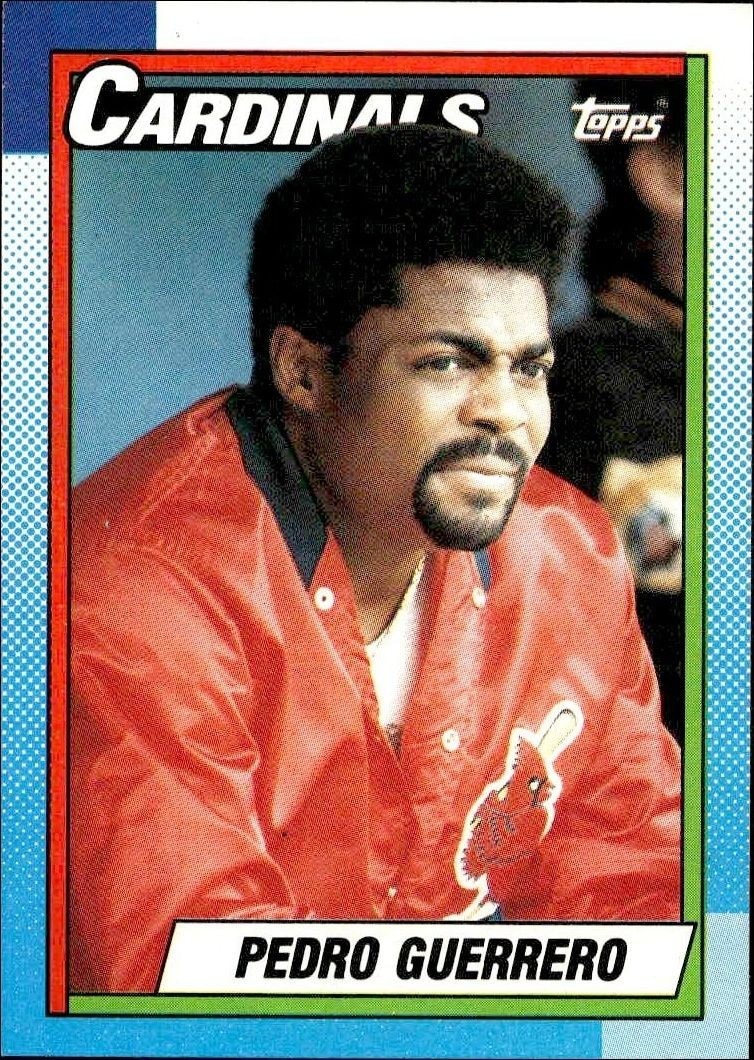 1990 Topps Pedro Guerrero #610 trading card