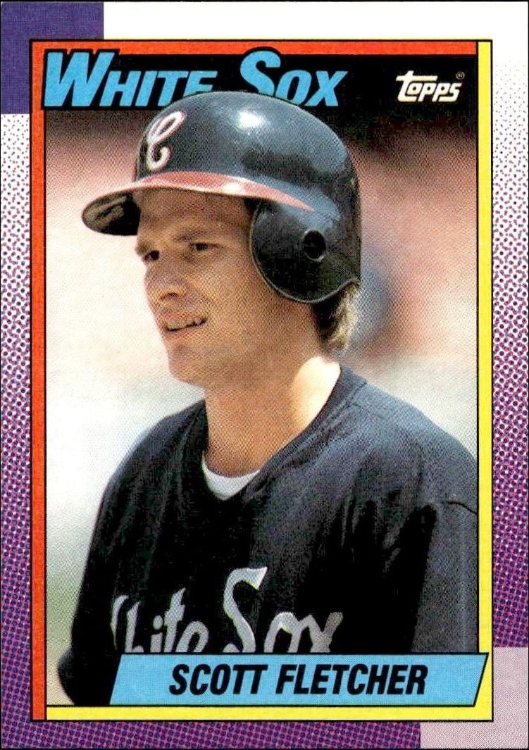 1990 Topps Scott Fletcher #565 trading card