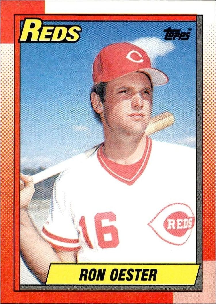 1990 Topps Ron Oester #492 trading card