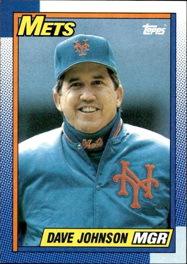 1990 Topps Dave Johnson #291 trading card
