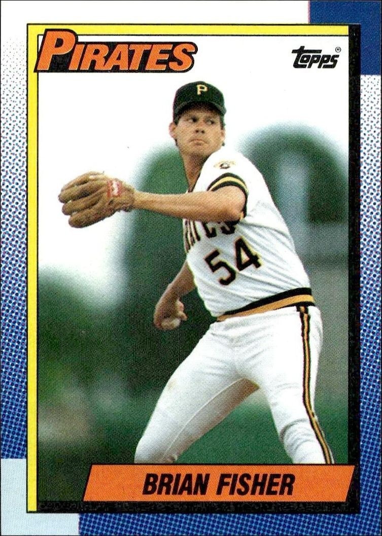 1990 Topps Brian Fisher #666 trading card