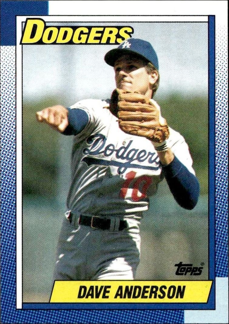 1990 Topps Dave Anderson #248 trading card