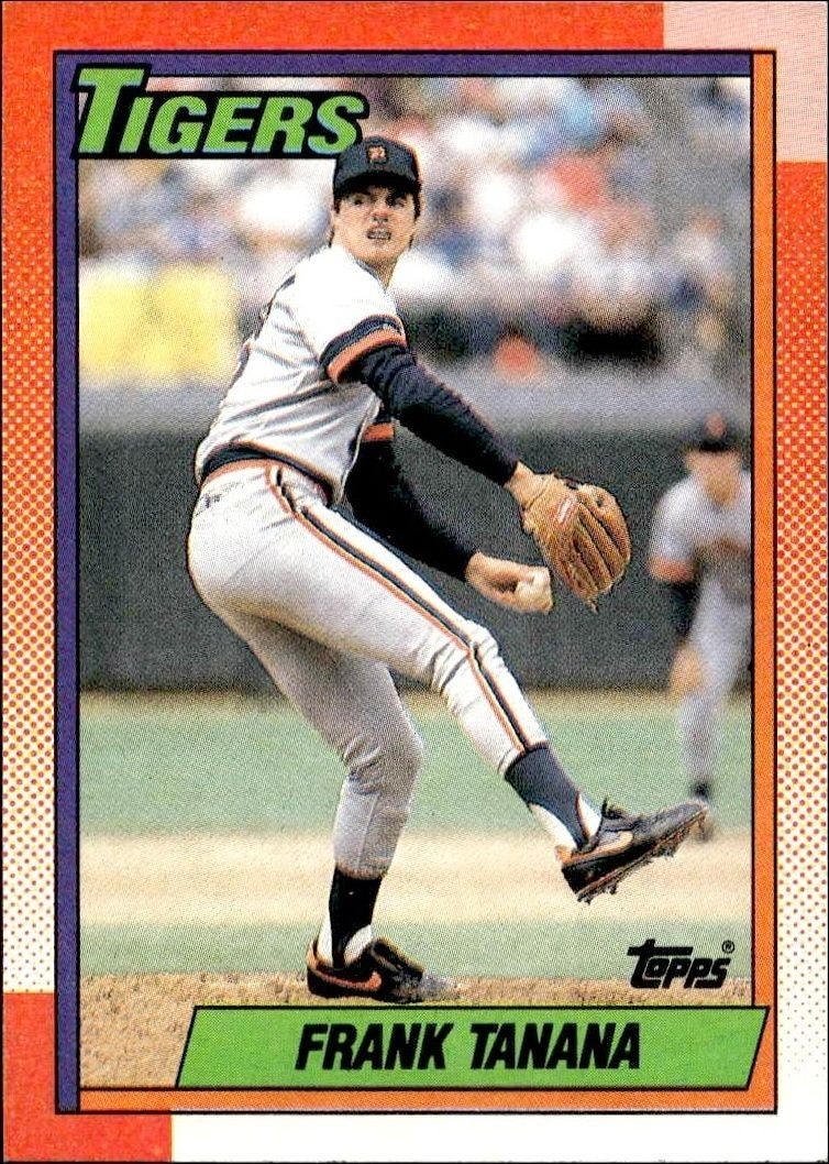 1990 Topps Frank Tanana #343 trading card