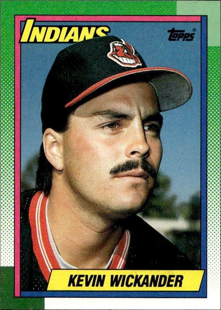 1990 Topps Kevin Wickander #528 trading card