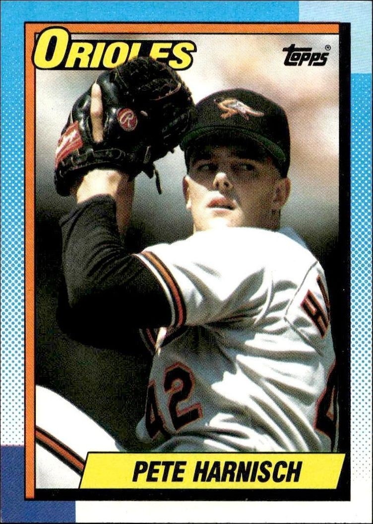 1990 Topps Pete Harnisch #324 trading card