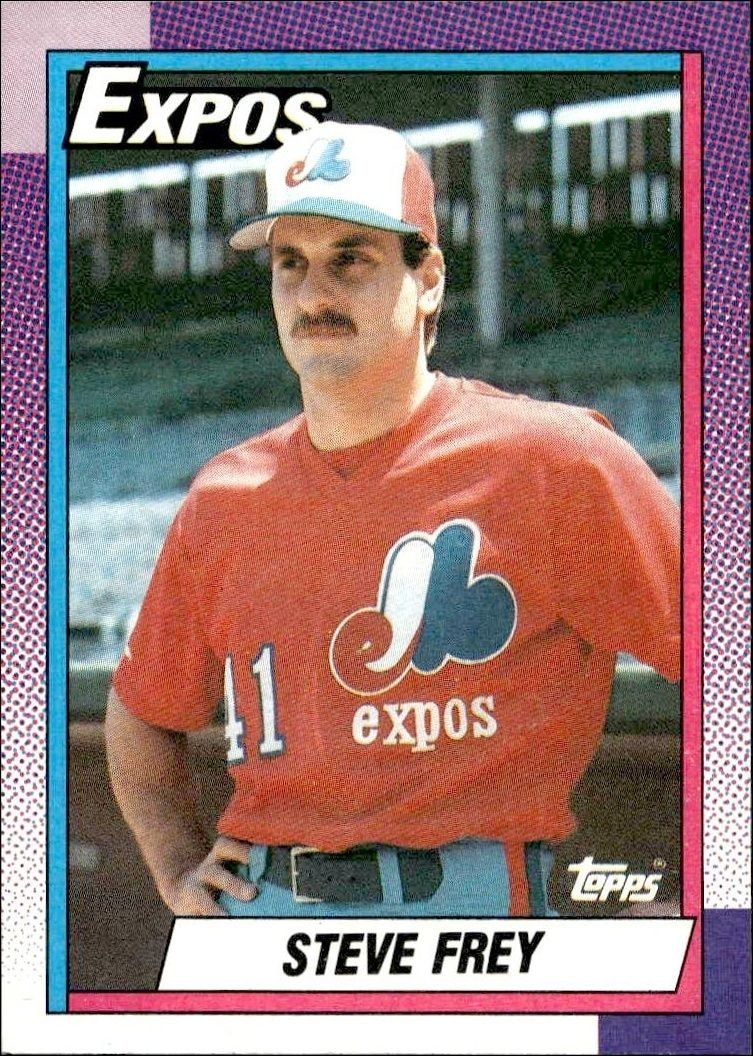 1990 Topps Steve Frey #91 trading card
