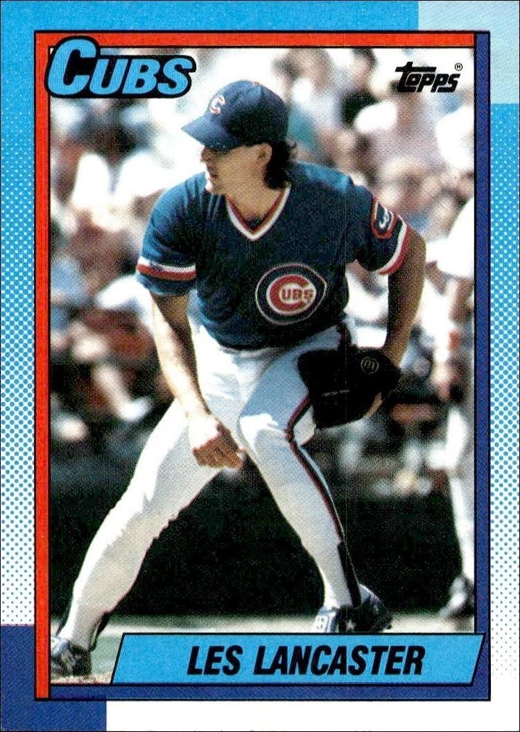 1990 Topps Les Lancaster #437 trading card