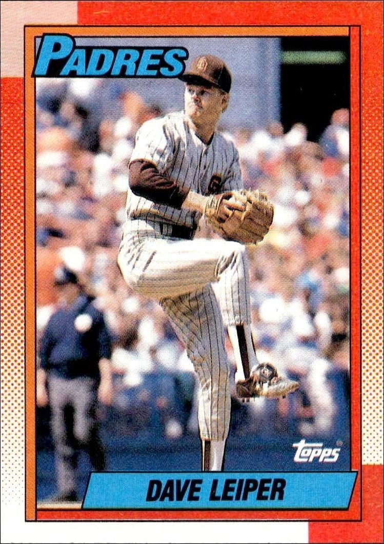 1990 Topps Dave Leiper #773 trading card