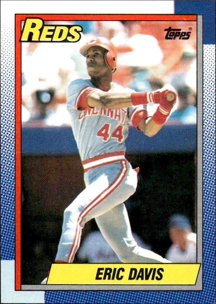 1990 Topps Eric Davis #260 trading card