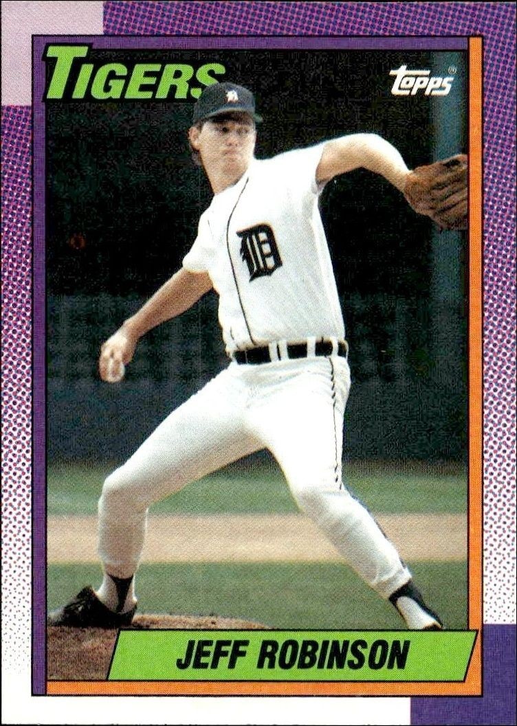 1990 Topps Jeff Robinson #42 trading card