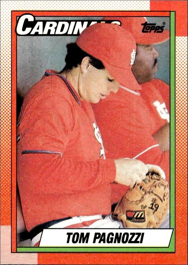 1990 Topps Tom Pagnozzi #509 trading card