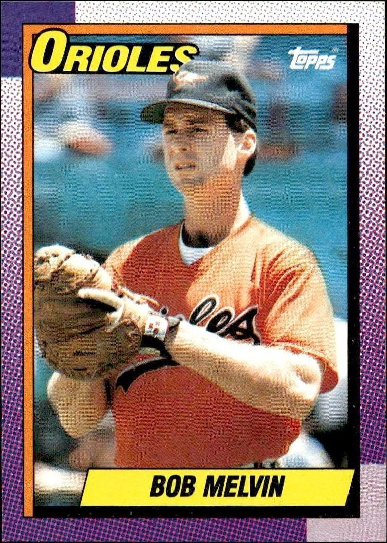1990 Topps Bob Melvin #626 trading card