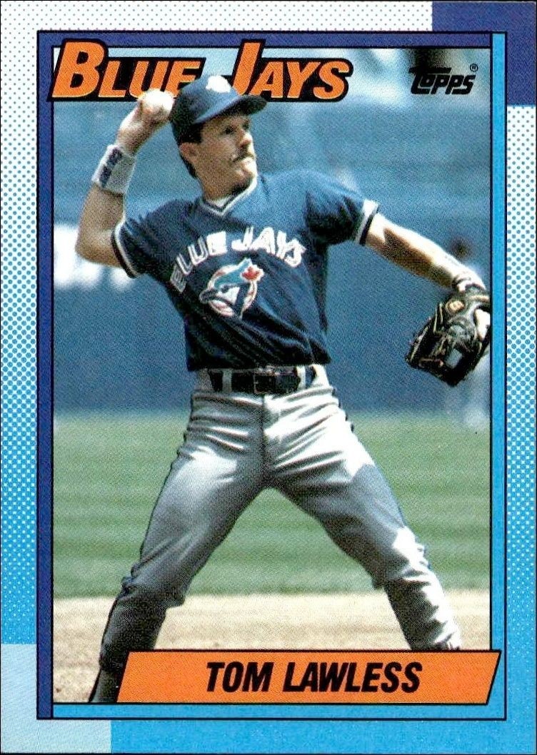 1990 Topps Tom Lawless #49 trading card
