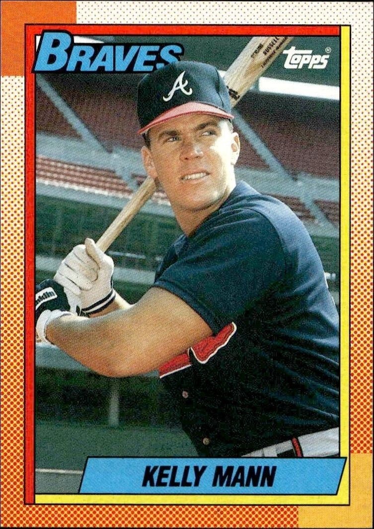 1990 Topps Kelly Mann #744 trading card