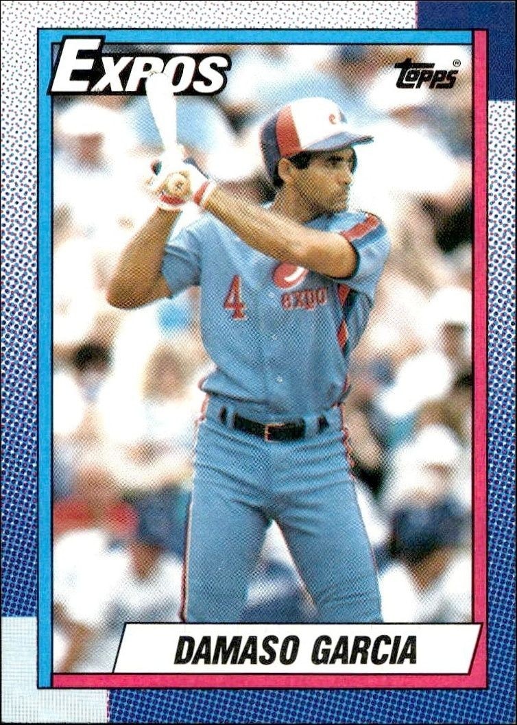 1990 Topps Damaso Garcia #432 trading card