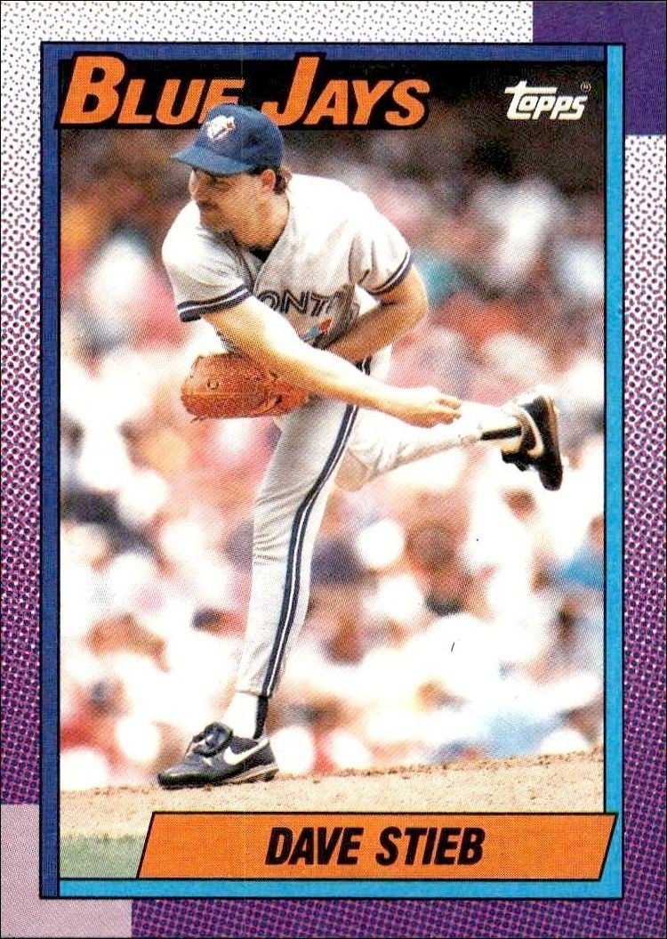 1990 Topps Dave Stieb #320 trading card