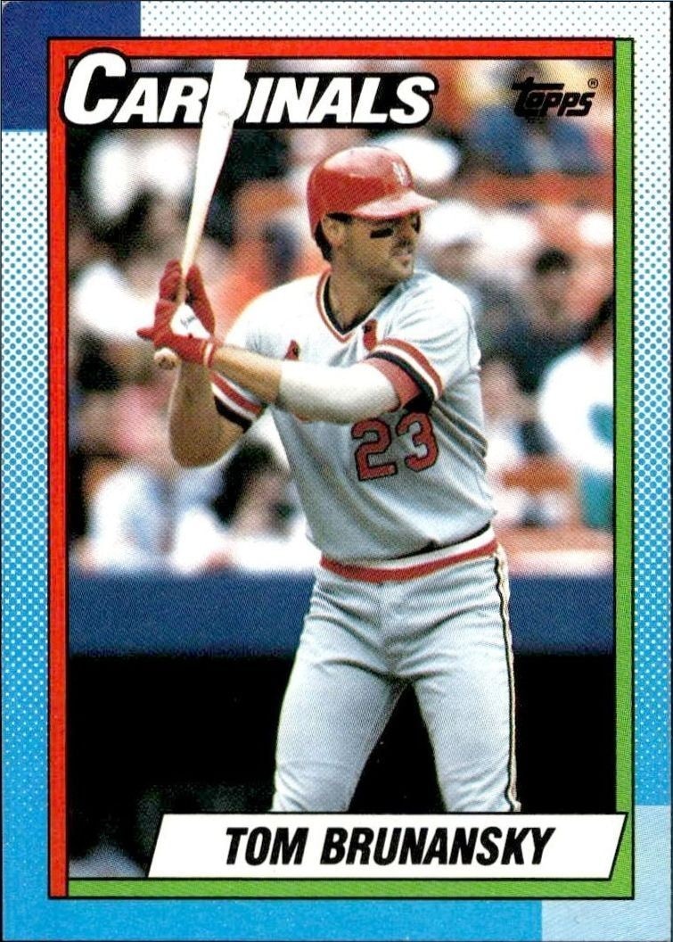 1990 Topps Tom Brunansky #409 trading card