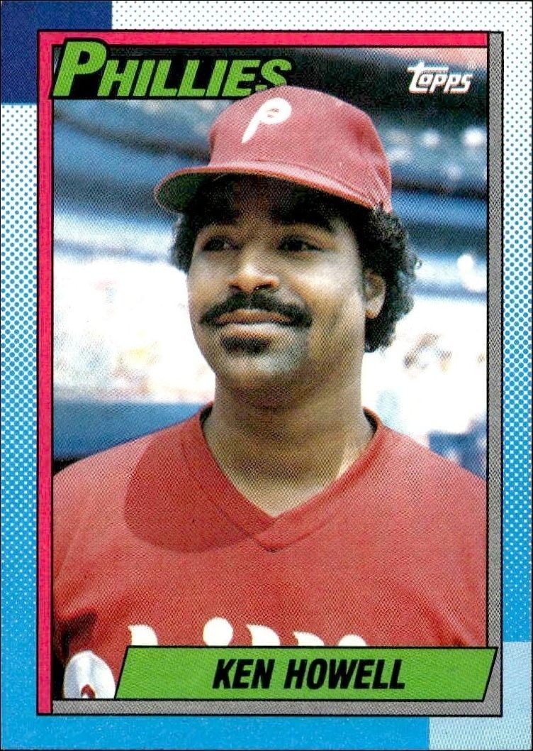 1990 Topps Ken Howell #756 trading card