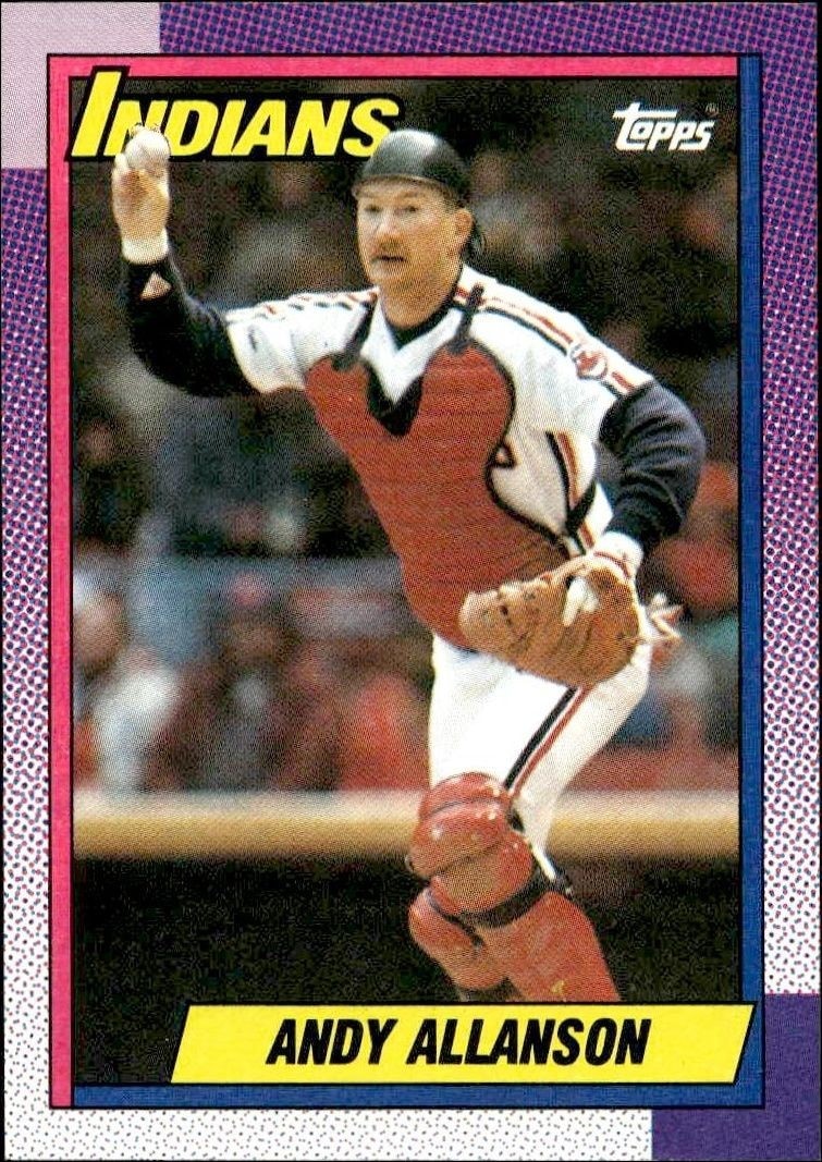 1990 Topps Andy Allanson #514 trading card