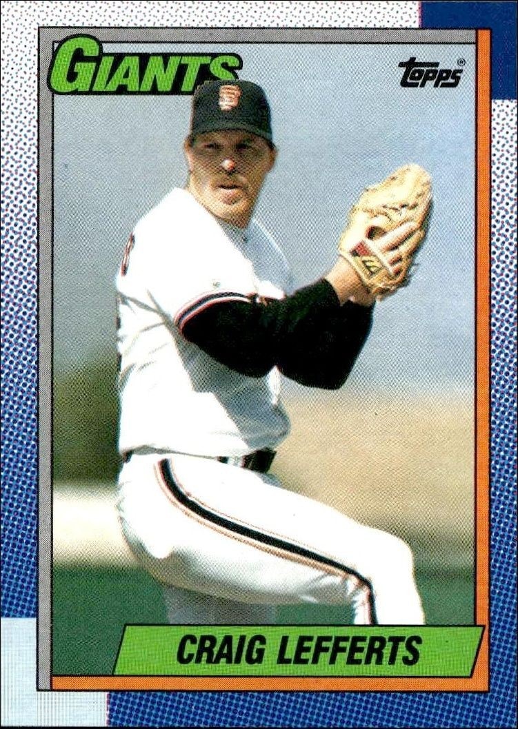 1990 Topps Craig Lefferts #158 trading card