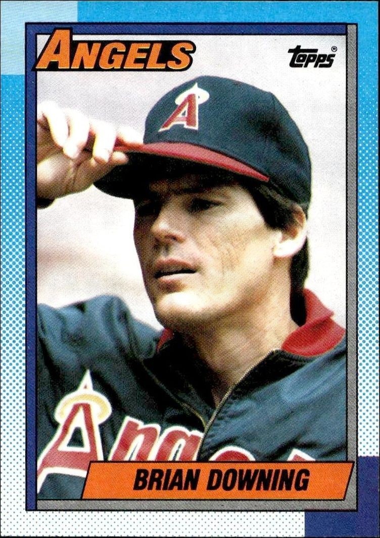 1990 Topps Brian Downing #635 trading card