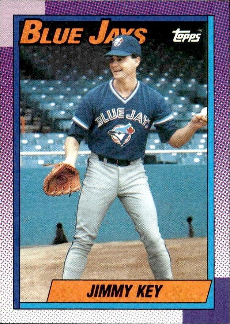 1990 Topps Jimmy Key #371 trading card