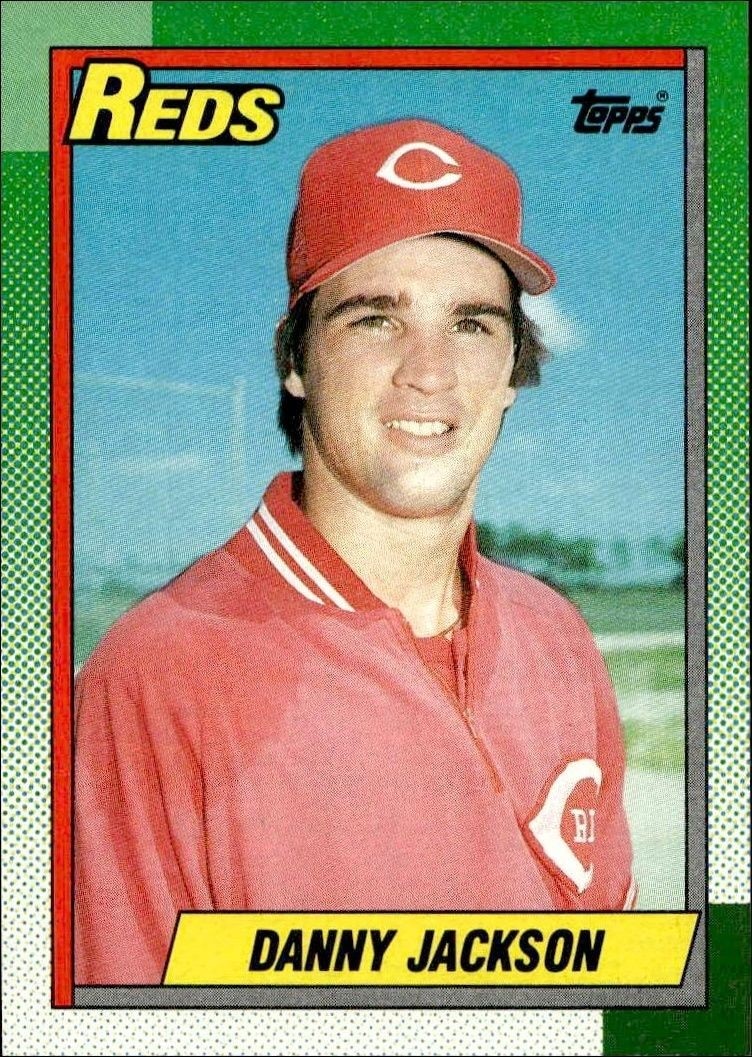 1990 Topps Danny Jackson #445 trading card