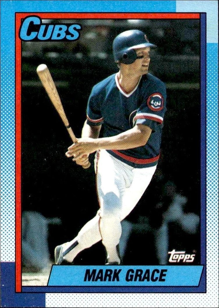 1990 Topps Mark Grace #240 trading card