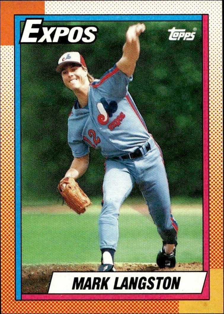 1990 Topps Mark Langston #530 trading card